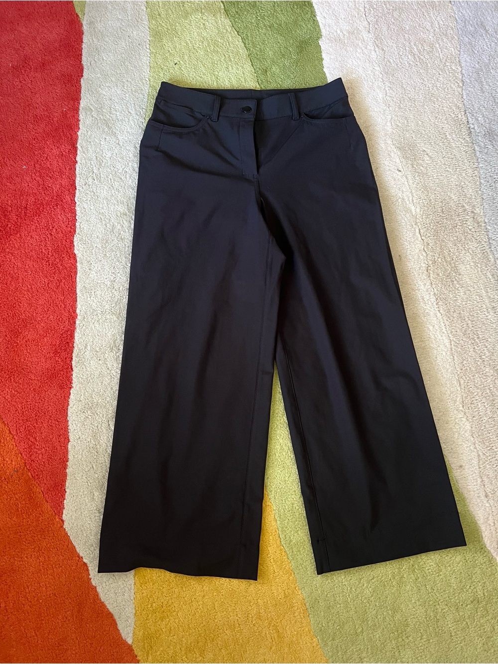 Lululemon Men's Pants Black Straight Wide Leg with Pockets Size 29 ~ EUC